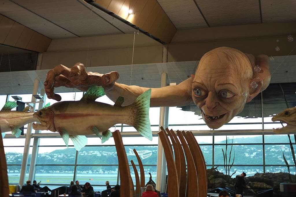 Wellington airport's Lord of the Rings location