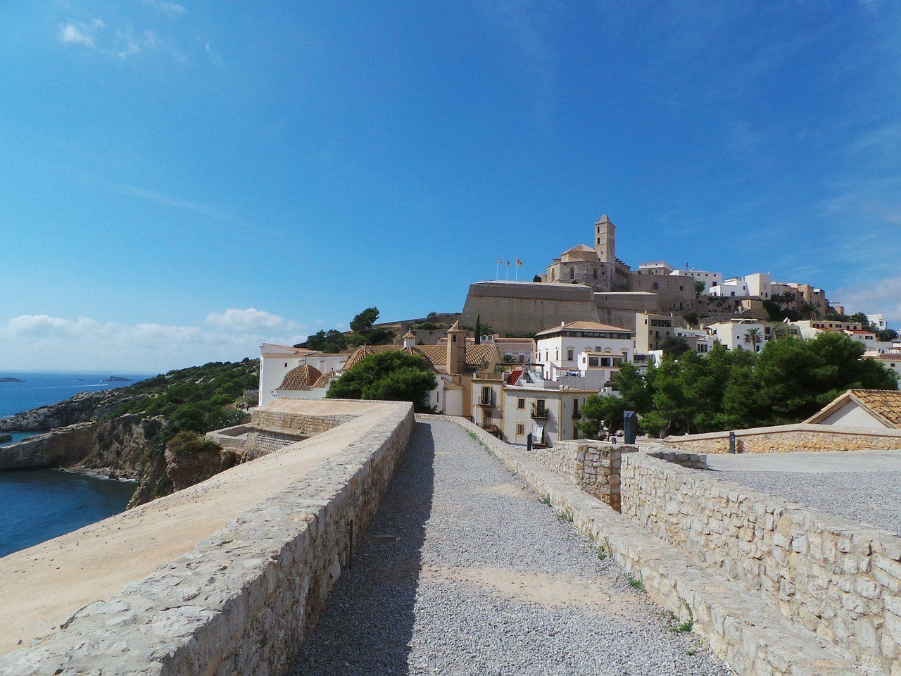 Hike up the Castle of Ibiza