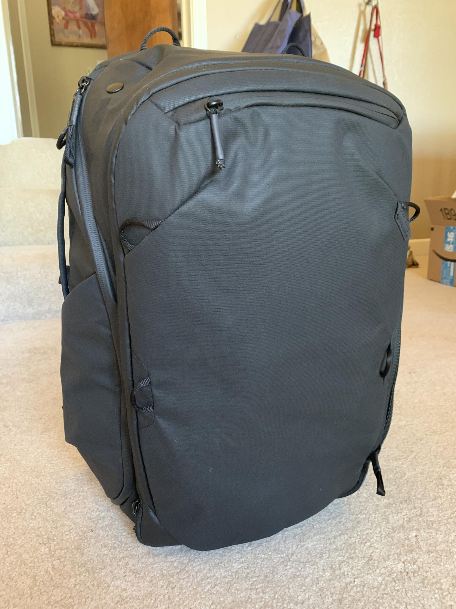 peak design 45l travel pack review