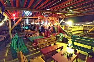 Iguana Hostel in Oaxaca.