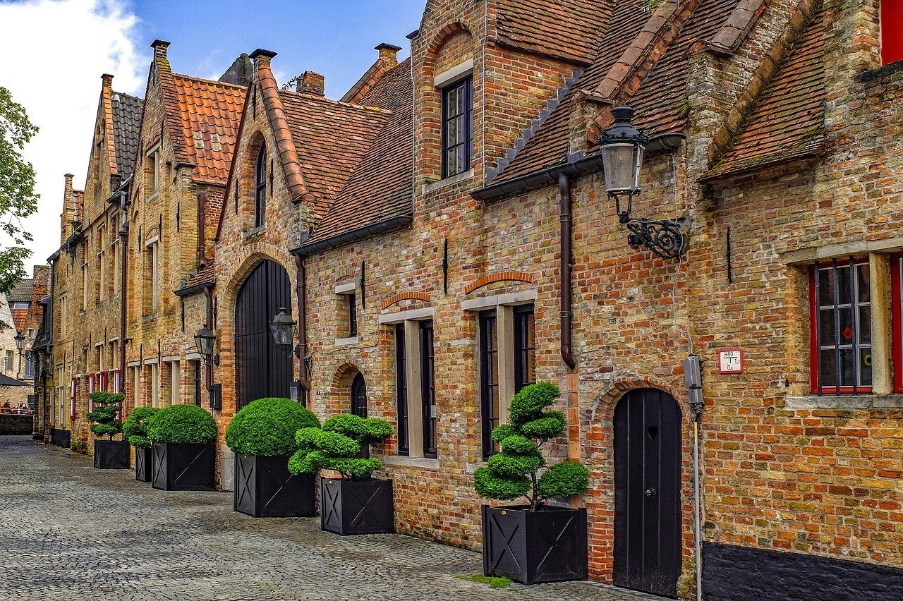 Brick Houses in Bruges