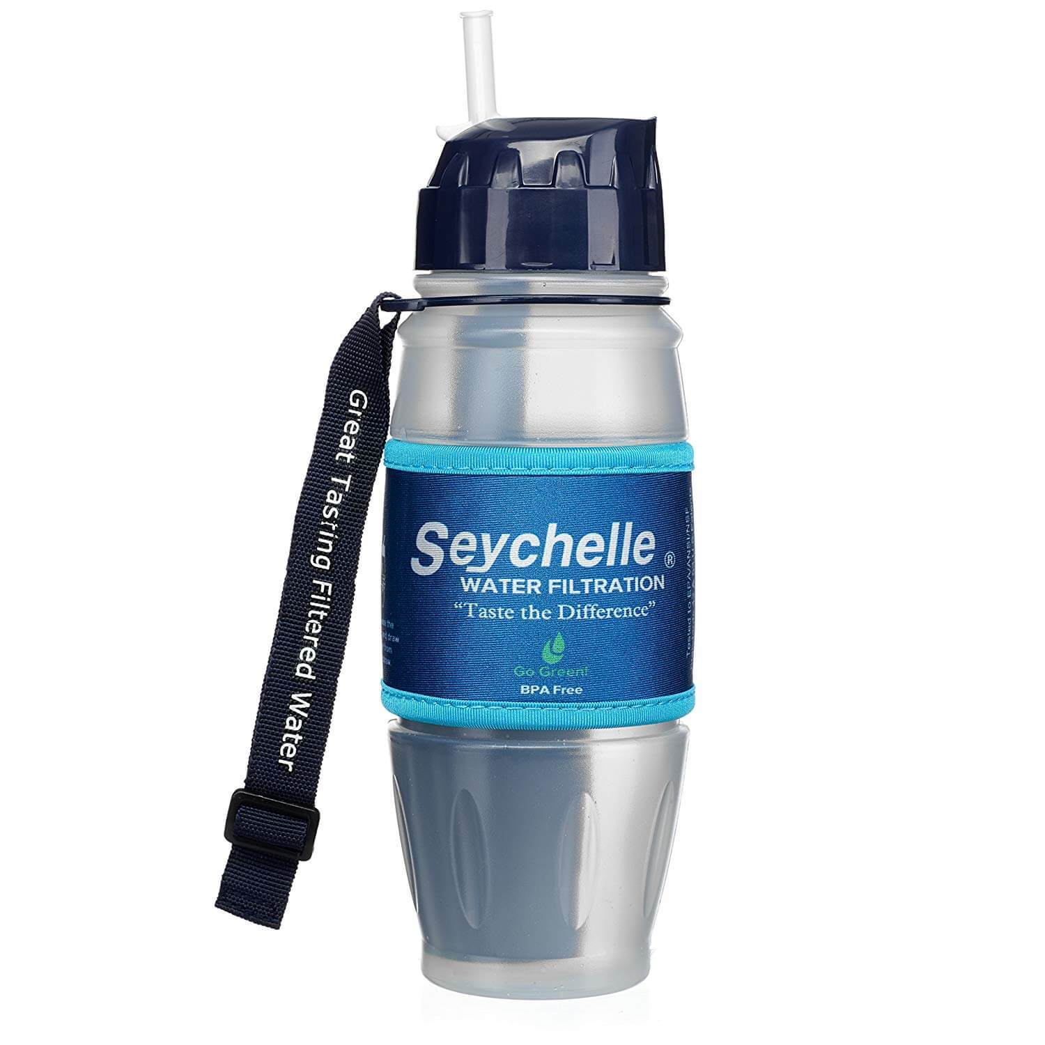 Seychelle Extreme Water Filter Bottle - Best Filtered Water Bottle for Extreme Condition