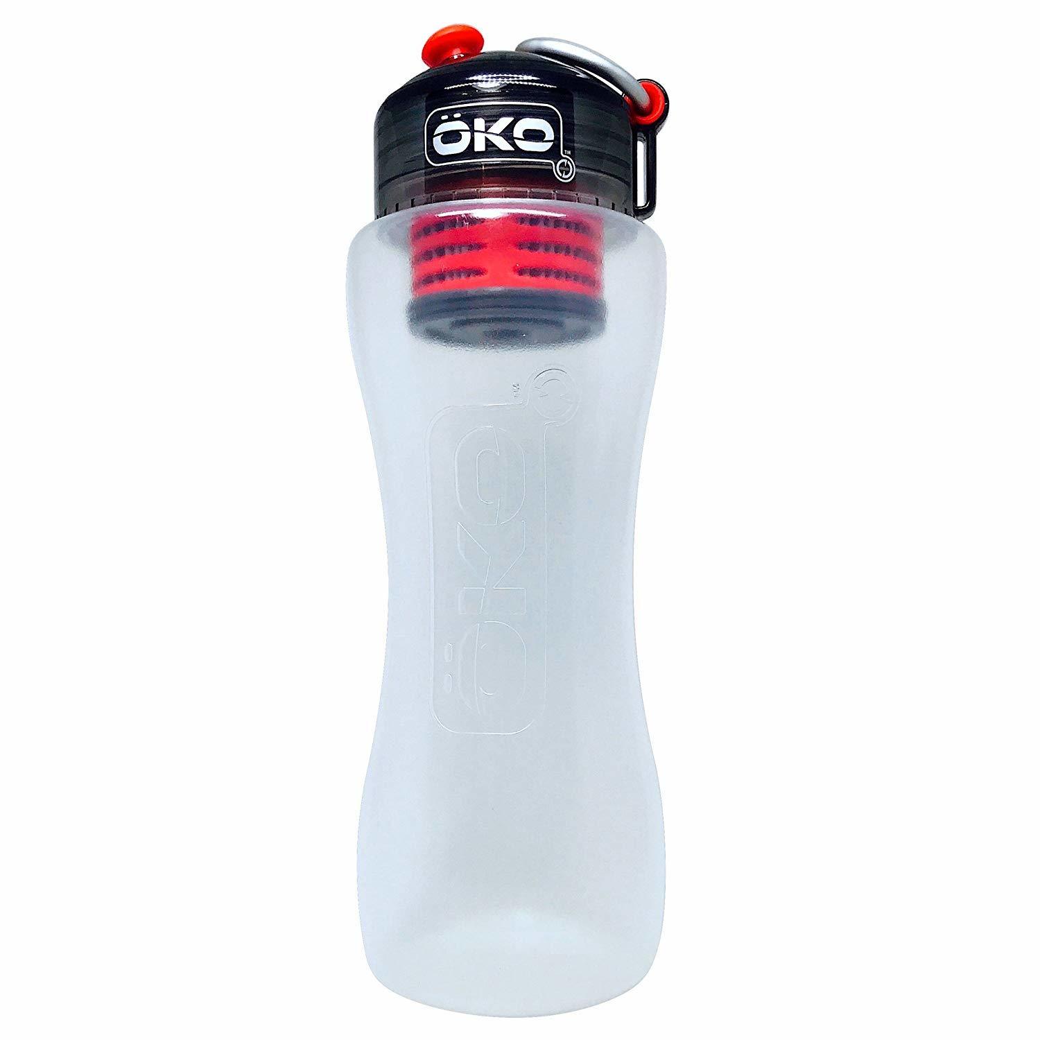 OKO H2O Advanced Filtration Bottle - Best 1 Litre Filtered Water Bottle
