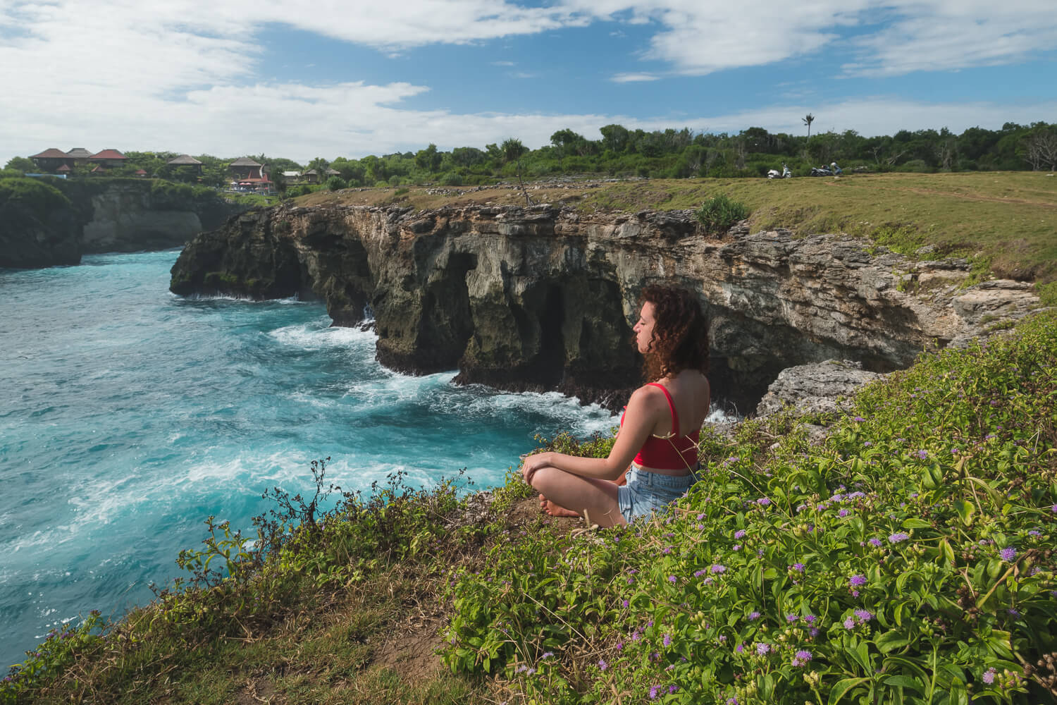 meditating on nusa lembongan bali