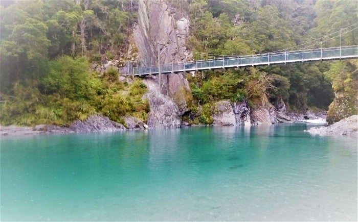 The Blue Pools are another famous thing to do on the West Coast