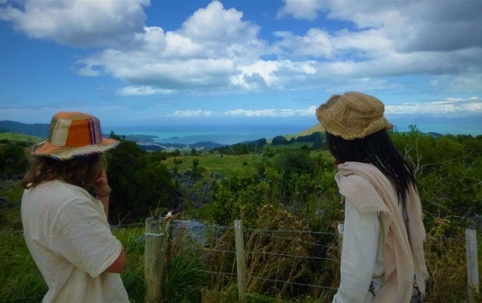 Two men reflecting on their journey and all the things they did in New Zealand