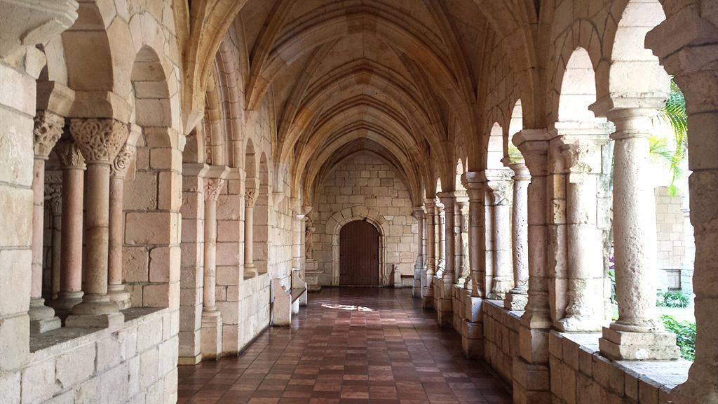 The Cloisters of the Ancient Spanish Monastery