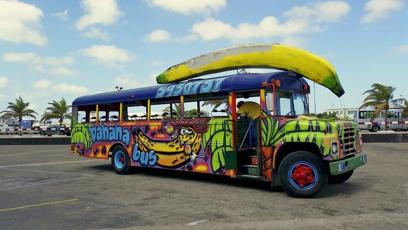 Is public transportation in Aruba safe