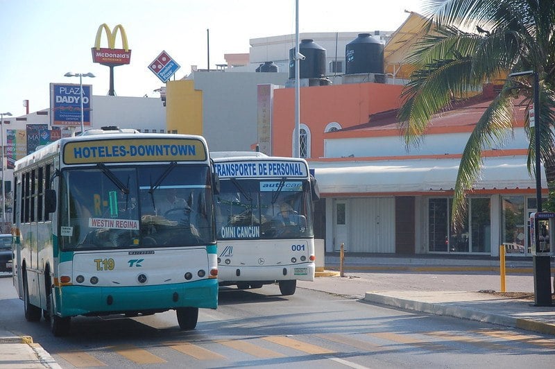 Is public transportation in Cancun safe
