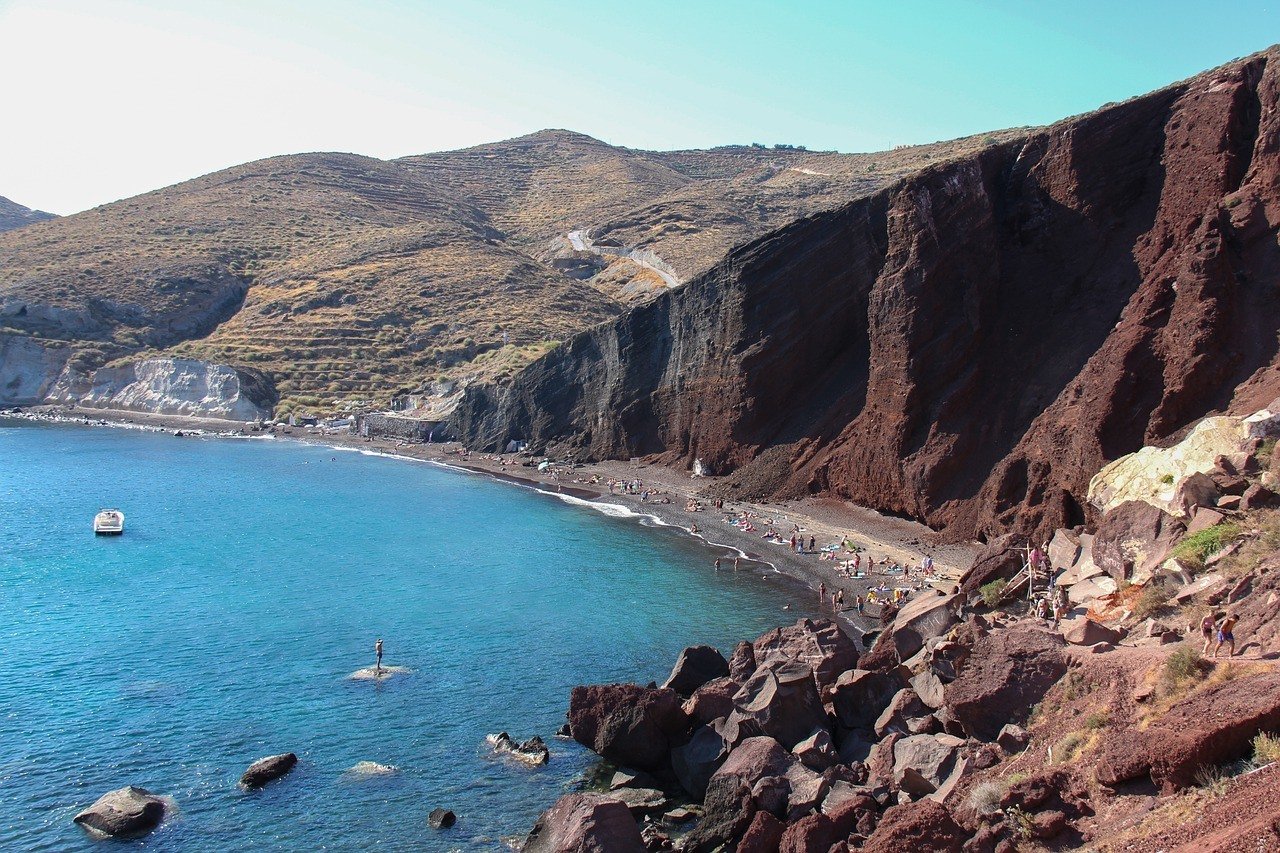 Santorini Red Beach