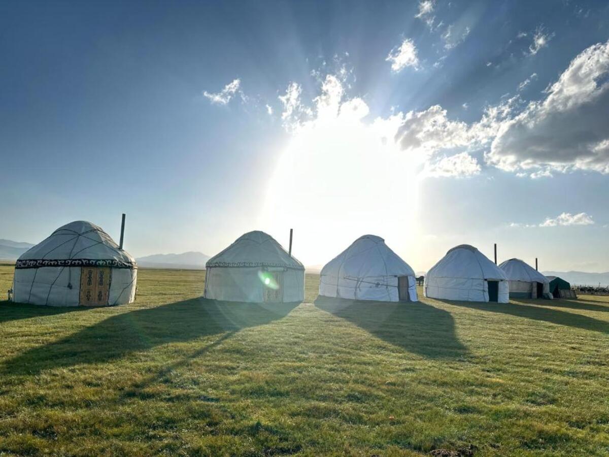 Yurt Camp NUREL at Song Kul Lake.