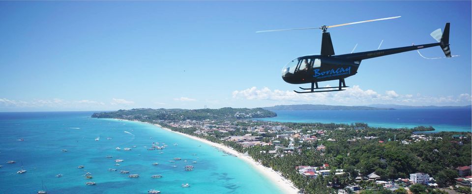 Boracay: Helicopter Sightseeing Tour with Hotel Pickup