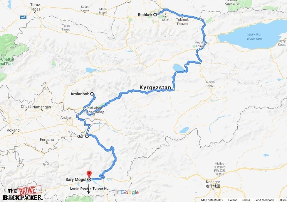 Kyrgyzstan itinerary