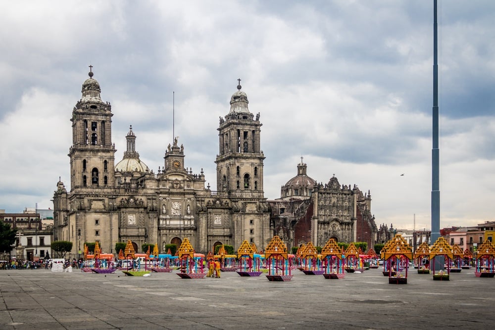 Zocalo - a example of Mexico CIty's great architecture.