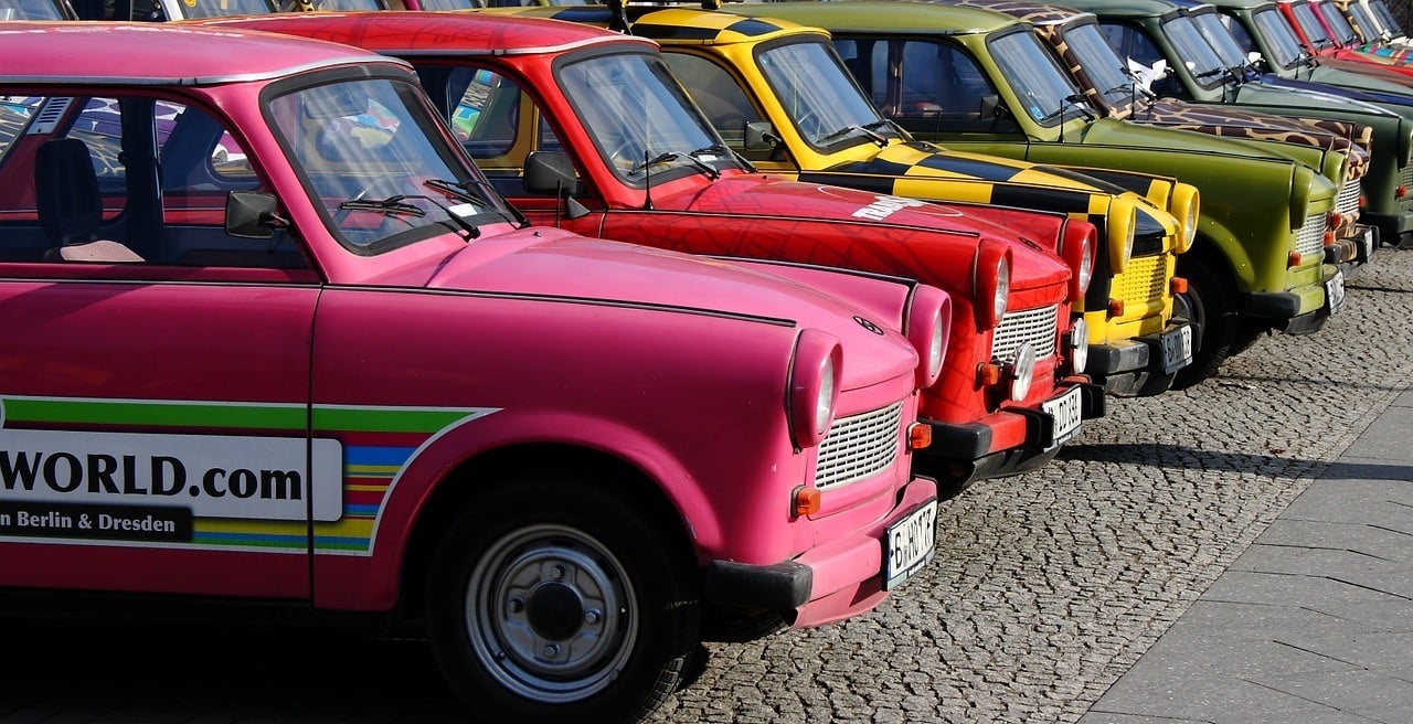 Stroll around Berlin through Trabi Safari