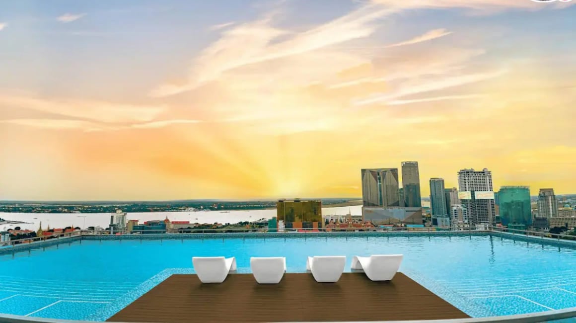Brand New 1-Bed Studio Infinity Pool Phnom Penh