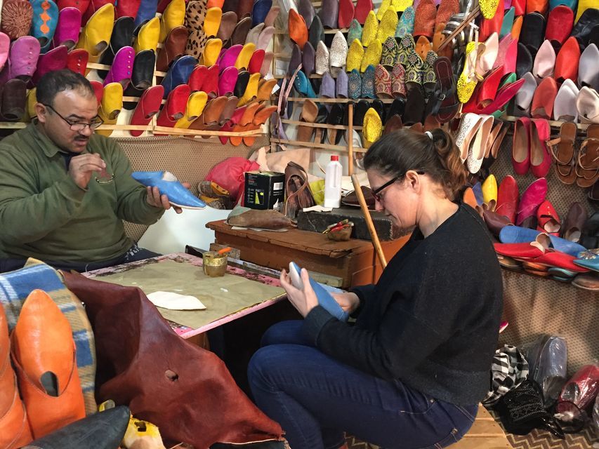 Leatherwork in Medina