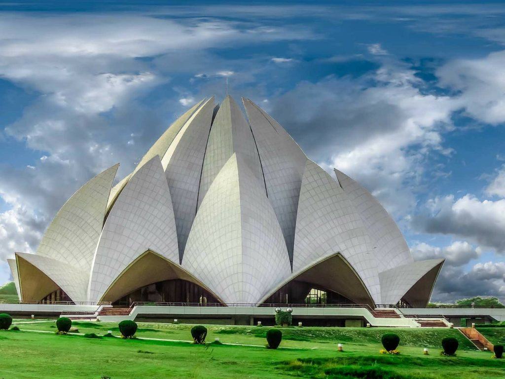 Pray at the Lotus Temple