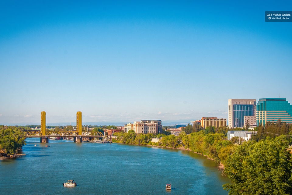 Sail past the history of the city on a boat