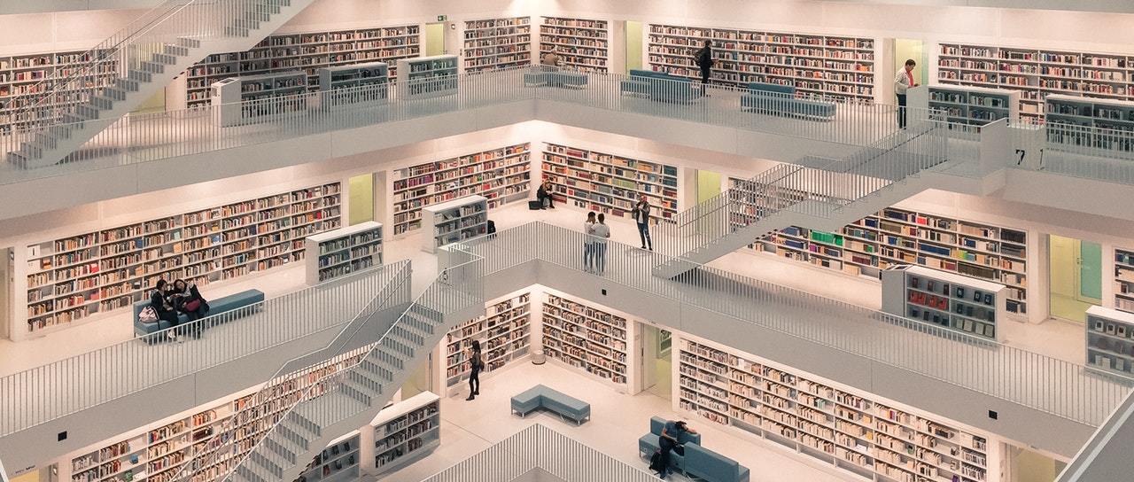 Be amazed by the pristine-looking public library at Stuttgart.