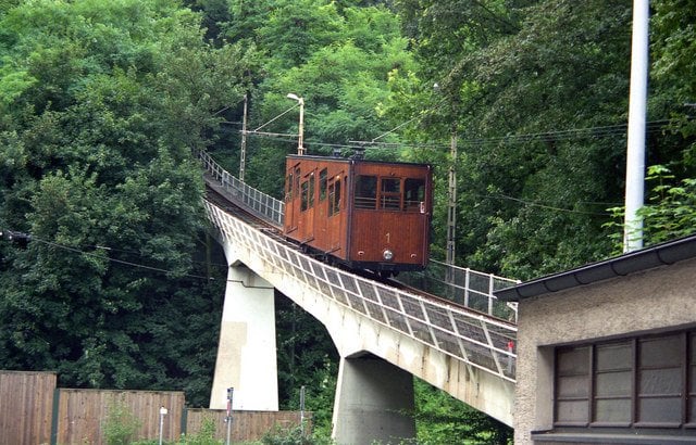 Take a ride on the Standseilbahn in Stuttgart.