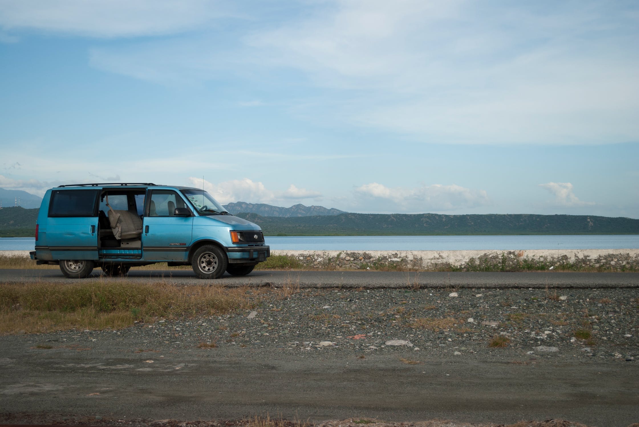 A road trip van without any gear packing