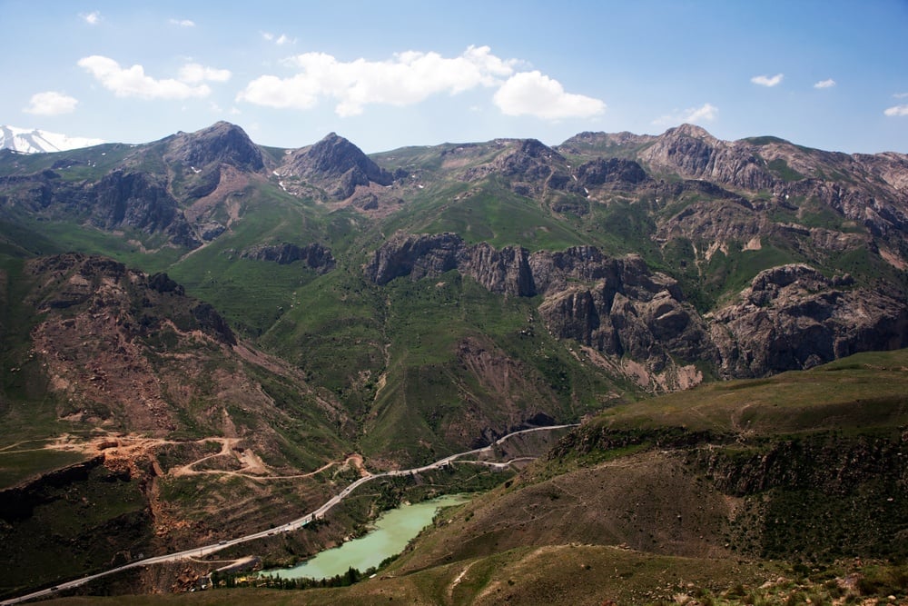 alborz mountain range in Iran