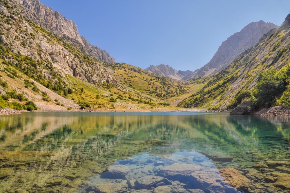 holy lakes arslanbob kyrgyzstan