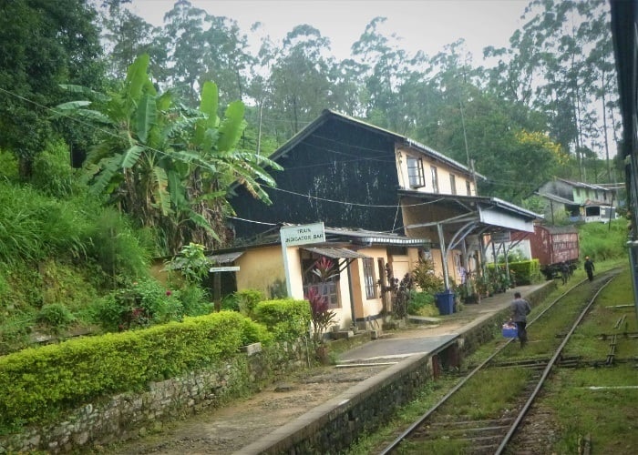 One of the Kandy to Ella train stops