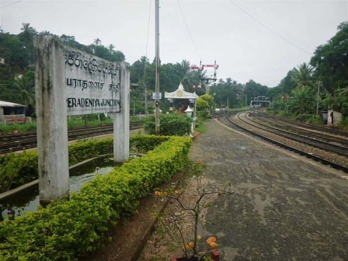 Peradeniya to Ella train from the junction