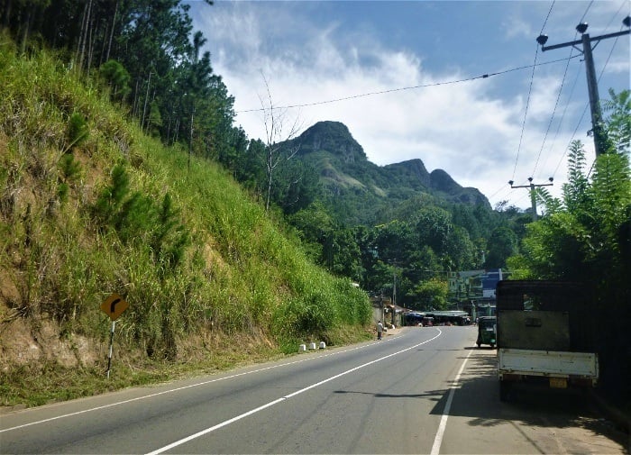 The road to Meemure village