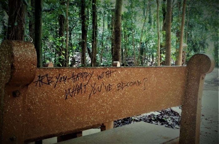 Aristolean graffiti I found on my Kandy trip