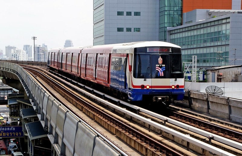 Ride the Bangkok Sky Train