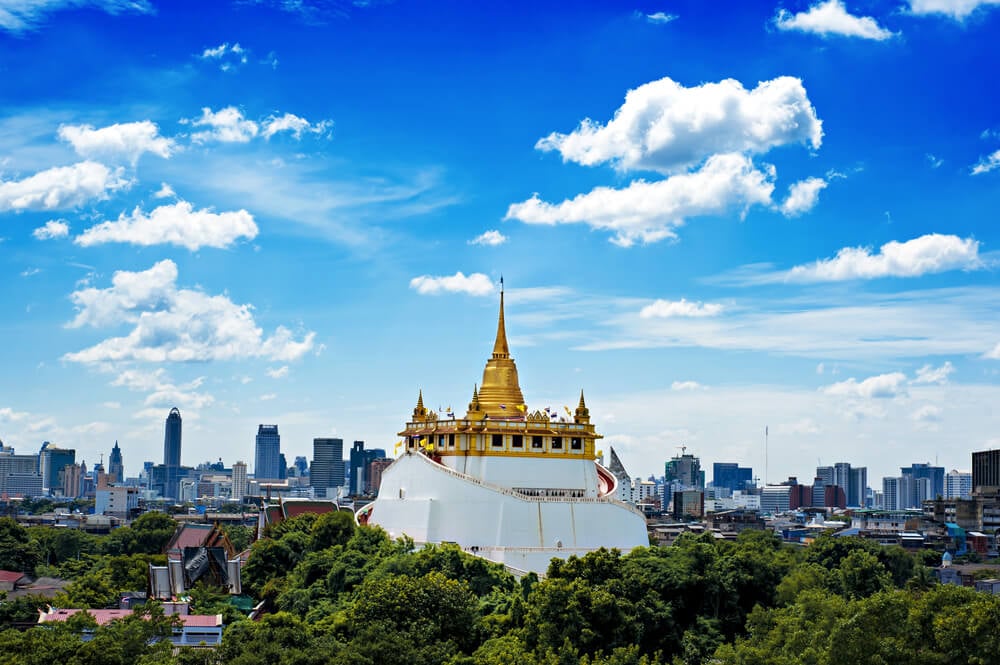 Wat Saket, the Golden Mount in Bangkok