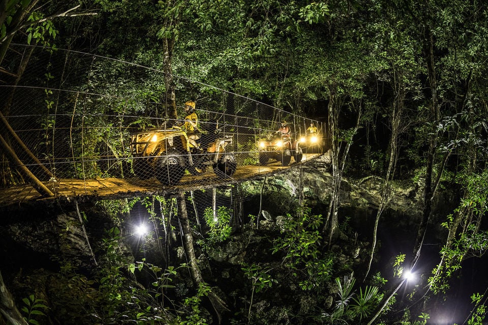 tourist attractions in cancun mexico Jungle night adventure in Cancun