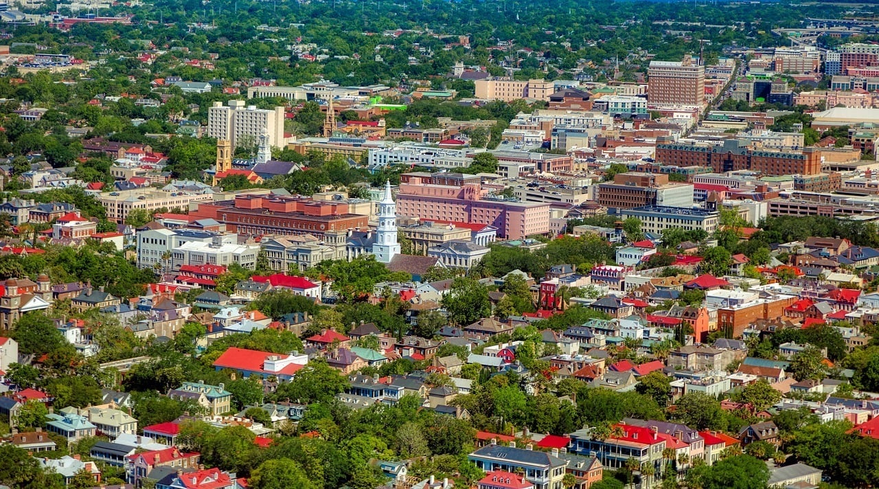 Aerial View of Charleston