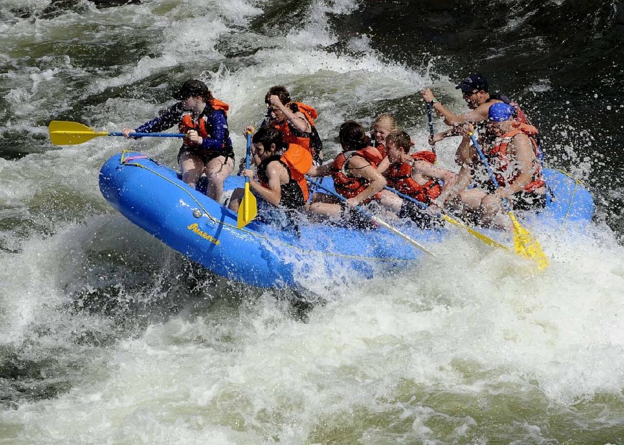 Hit the hair raising white waters of the Middle Fork