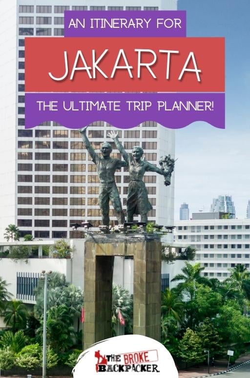 contoh itinerary one day tour jakarta