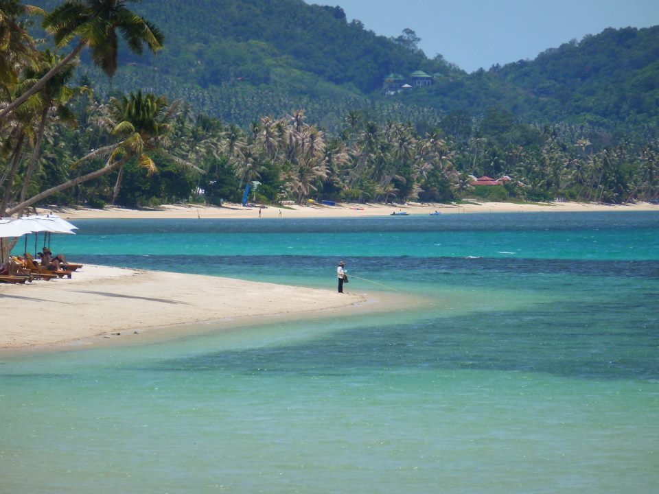 a gorgeous beach seen while staying in KOH SAMUI