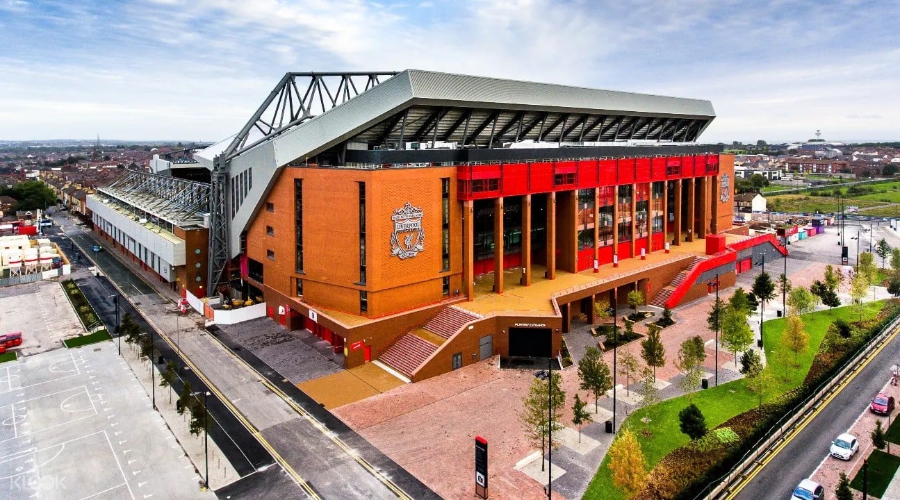 Explore the football club stadium and museum in Liverpool.