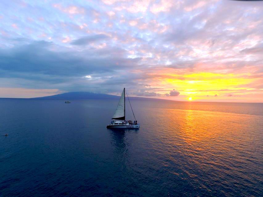 Sunset cruise in Maui