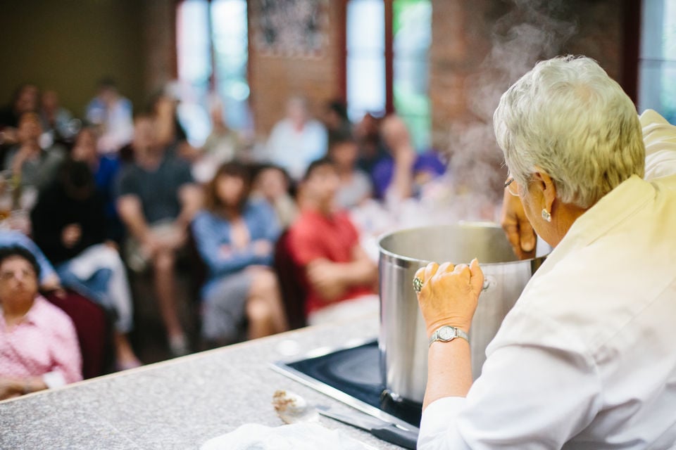 Creole cooking class in New Orleans.