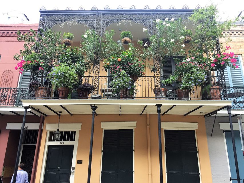 Tour around the oldest neighborhood in New Orleans, French Quarter.