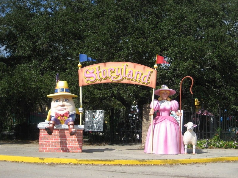 Stroll around the magical world of Storyland.