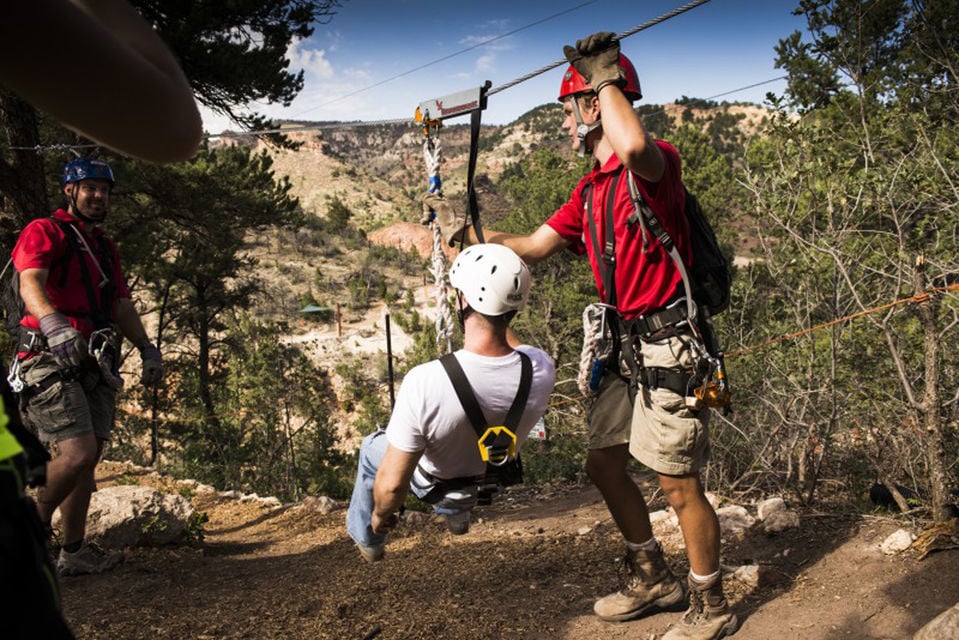 Zipline around Manitou Springs