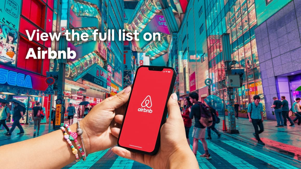 in content airbnb tokyo wishlist