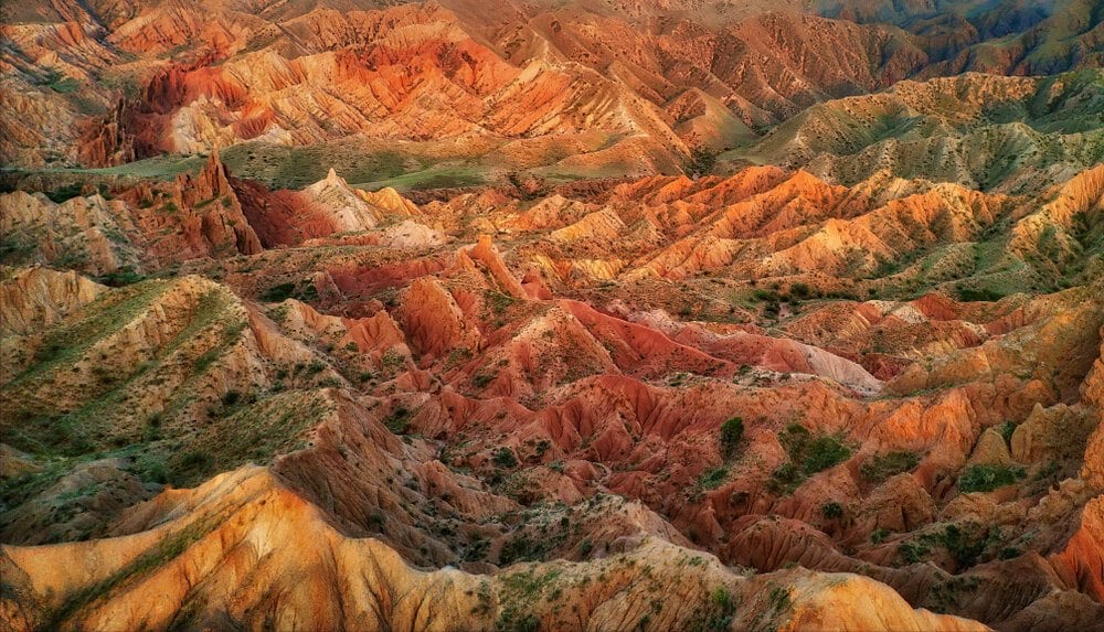 fairytale canyon desert of kyrgzystan