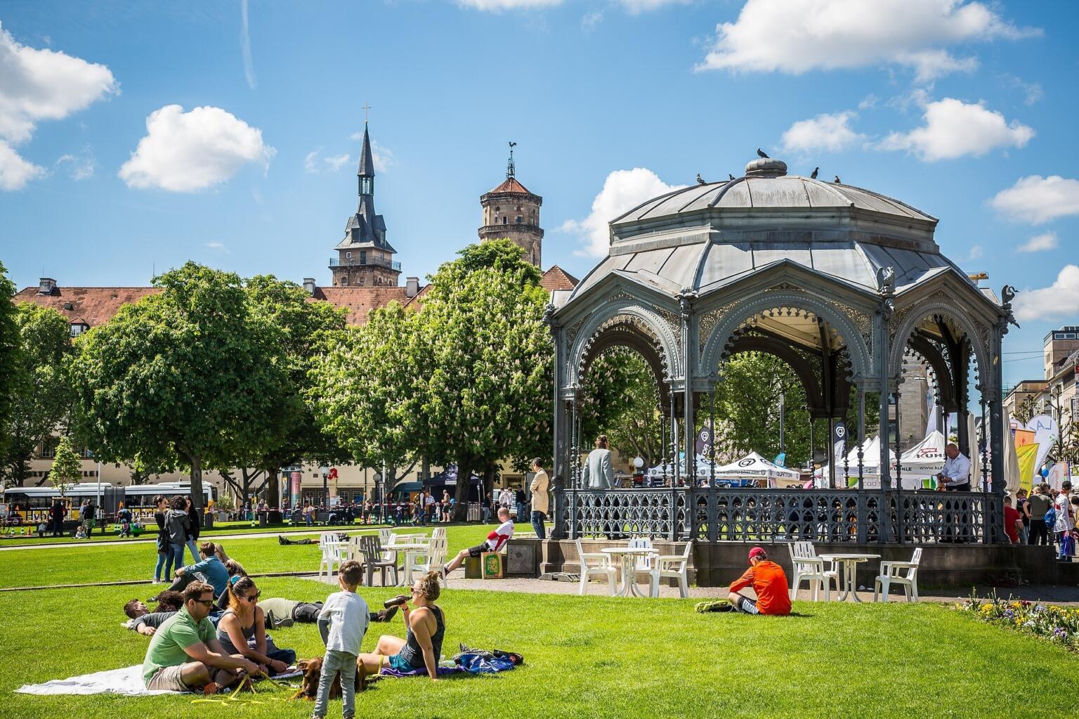 tourist in stuttgart