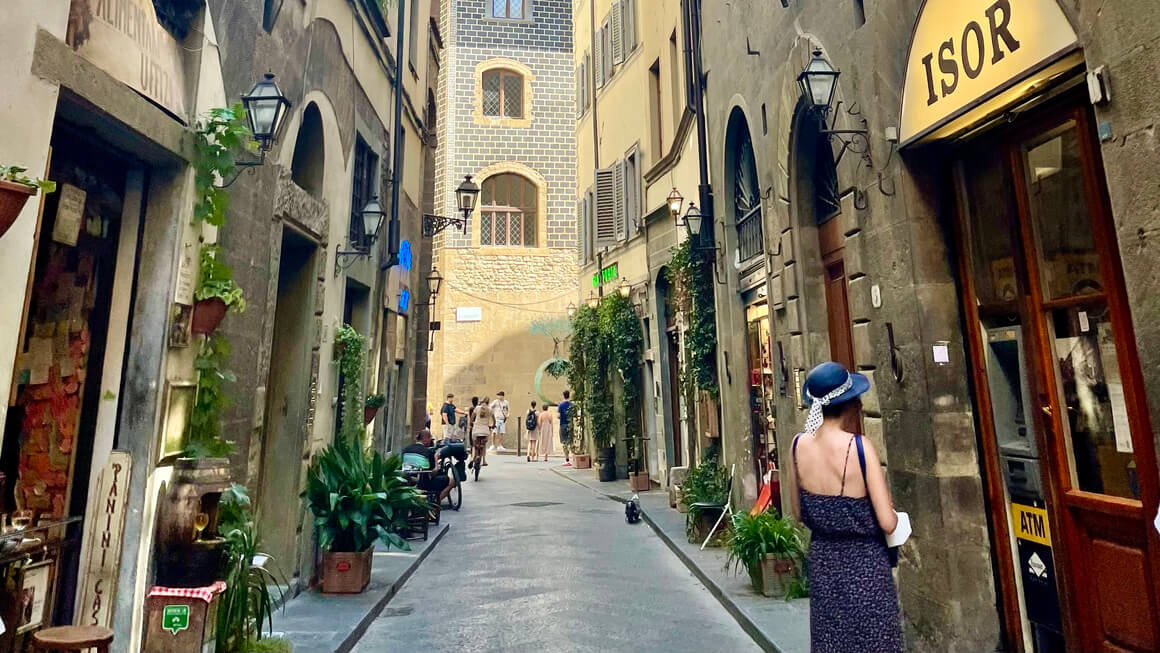 old streets of florence, italy