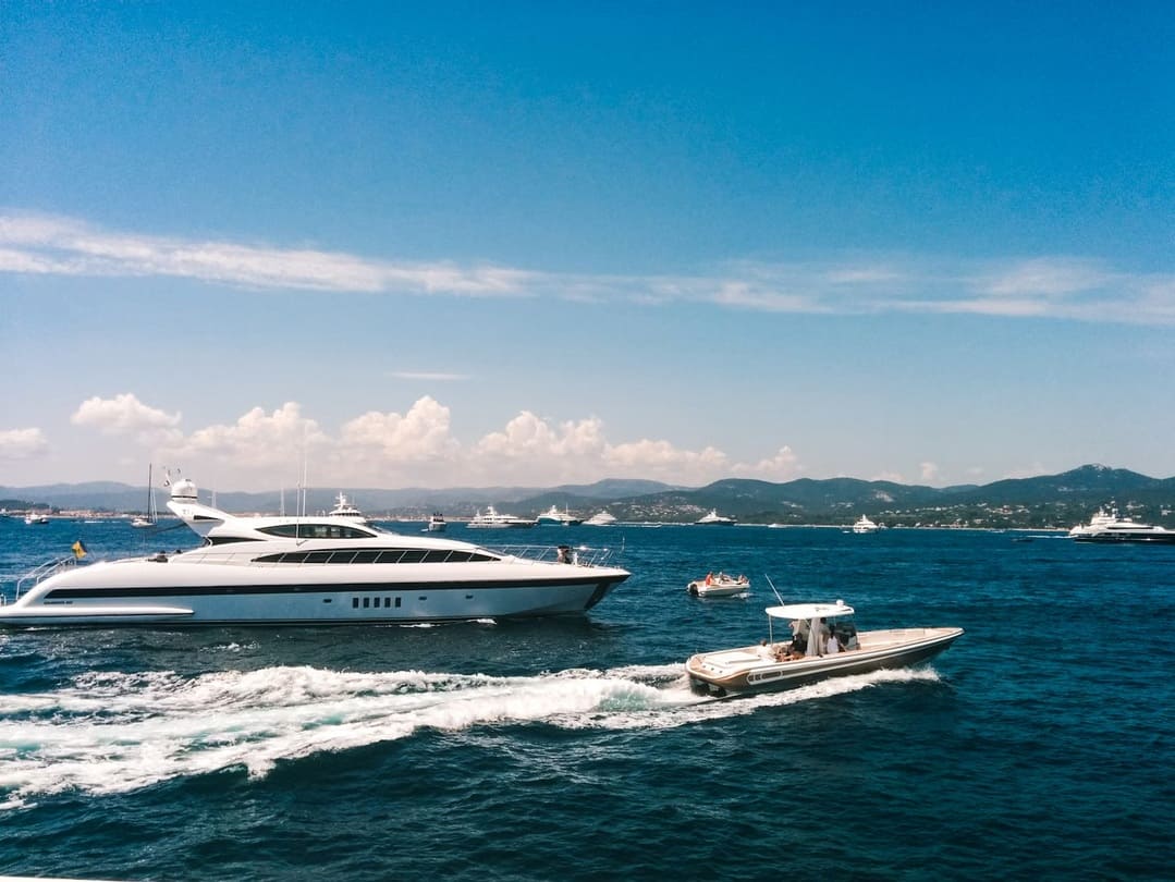 boat in st tropez